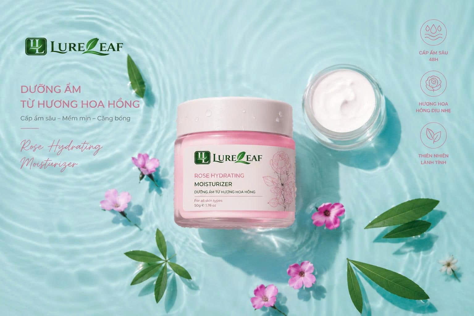 Dưỡng ẩm hương Hoa Hồng